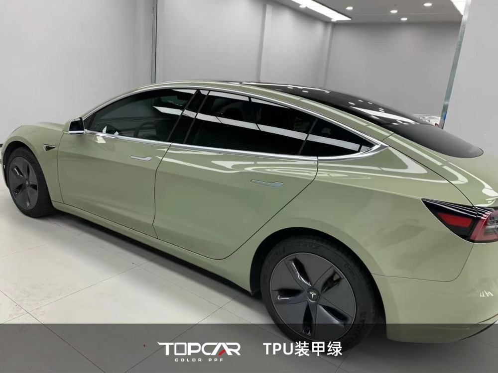 TPU Armor Green: Tough Gloss for Your Vehicle