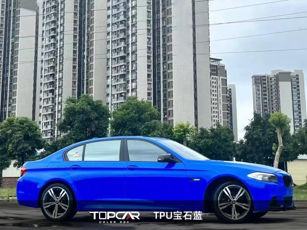 TPU Sapphire Blue: Striking Gloss for Your Car