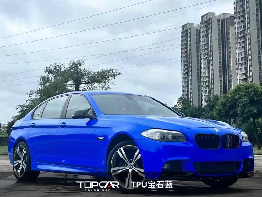 TPU Sapphire Blue: Striking Gloss for Your Car