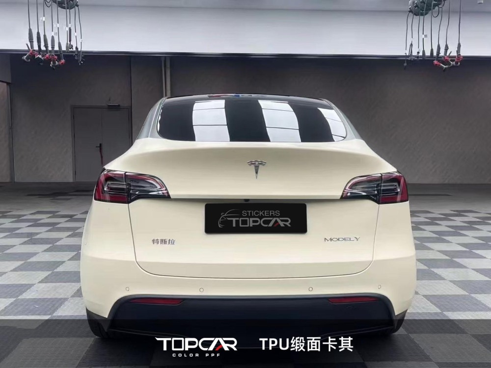 TPU Satin Khaki: Chic Auto Wrap for Timeless Appeal