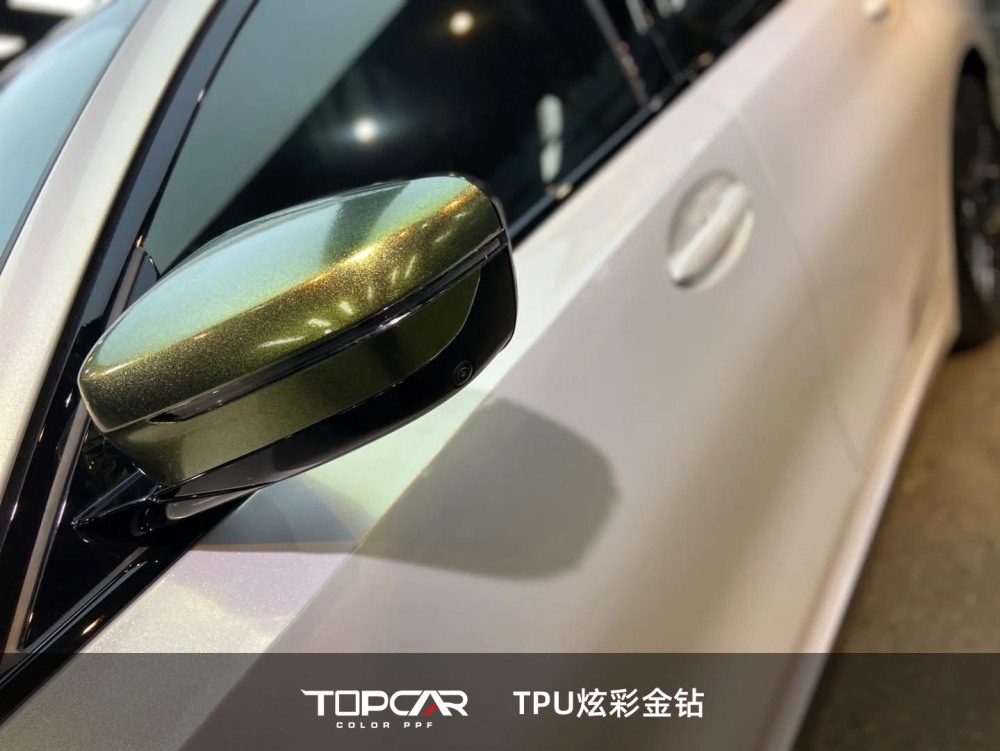 TPU Glitter Gold Diamond: Sparkle - Filled Premium Auto Wrap