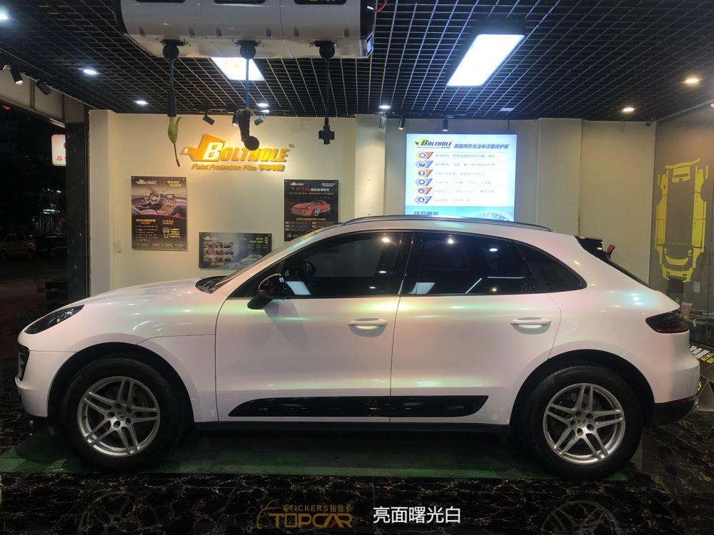 PET Glossy Aurora White: Stunning Auto Wrap for Eye-Catching Rides