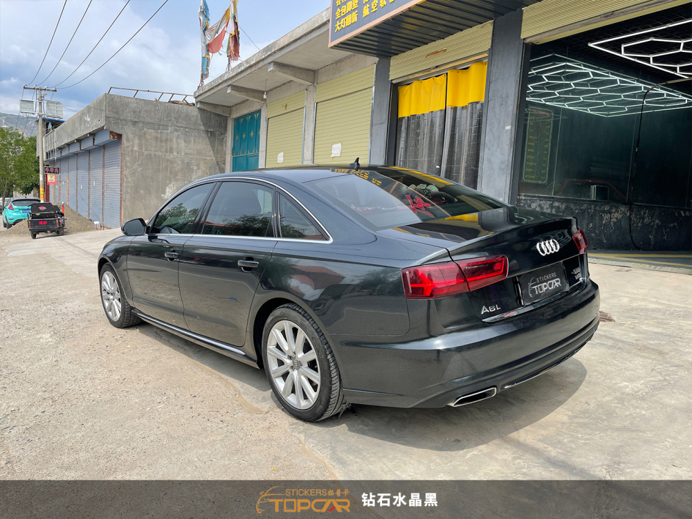 PET Diamond Crystal Black: Luxe Shine for Auto Wraps