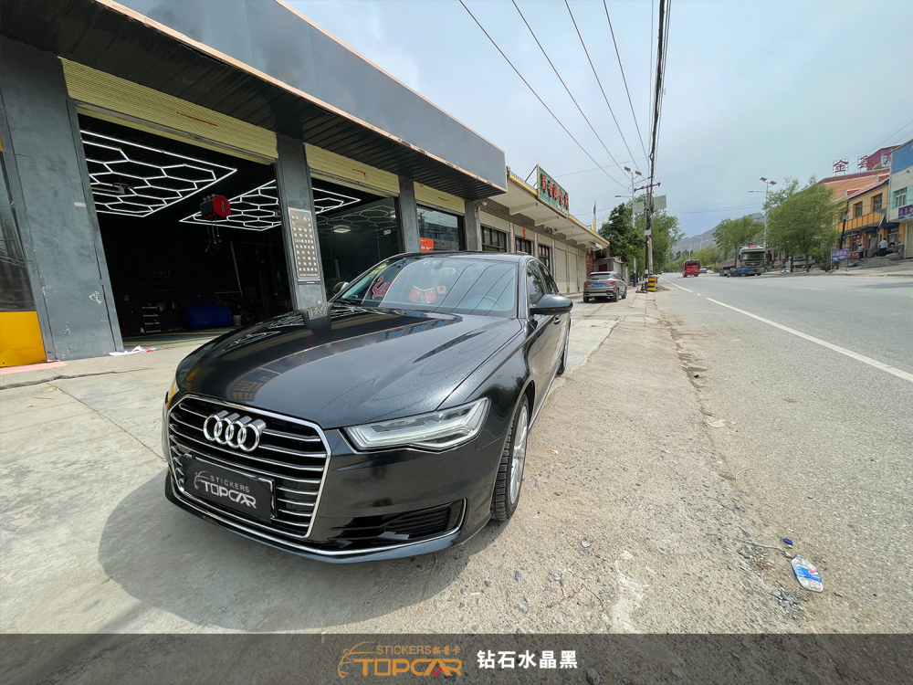 PET Diamond Crystal Black: Luxe Shine for Auto Wraps
