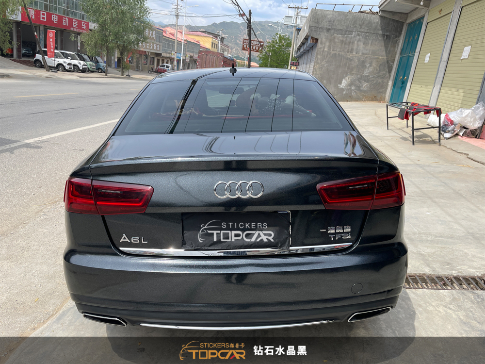 PET Diamond Crystal Black: Luxe Shine for Auto Wraps