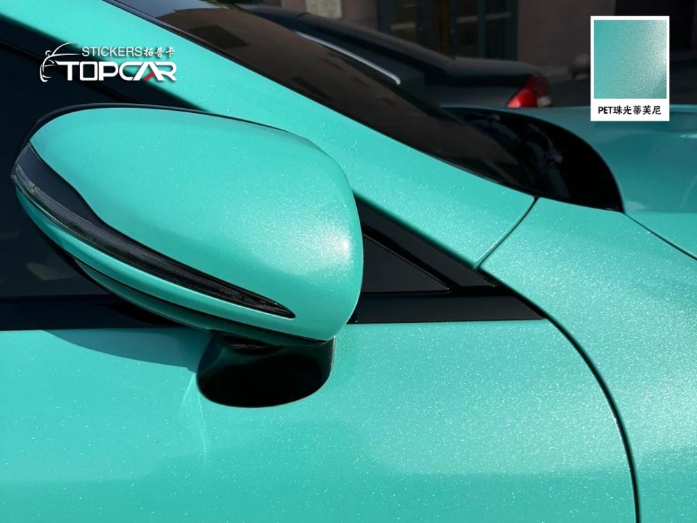 PET Diamond Crystal Tiffany Car Vinyl Wrap Film: Elegant Sparkle for Rides