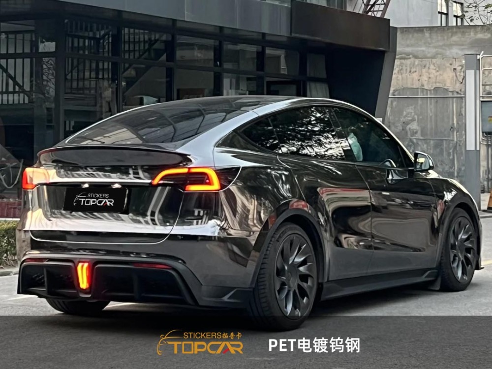 PET Mirror Chrome Black Car Vinyl Wrap Film: Sleek Luxury for Rides