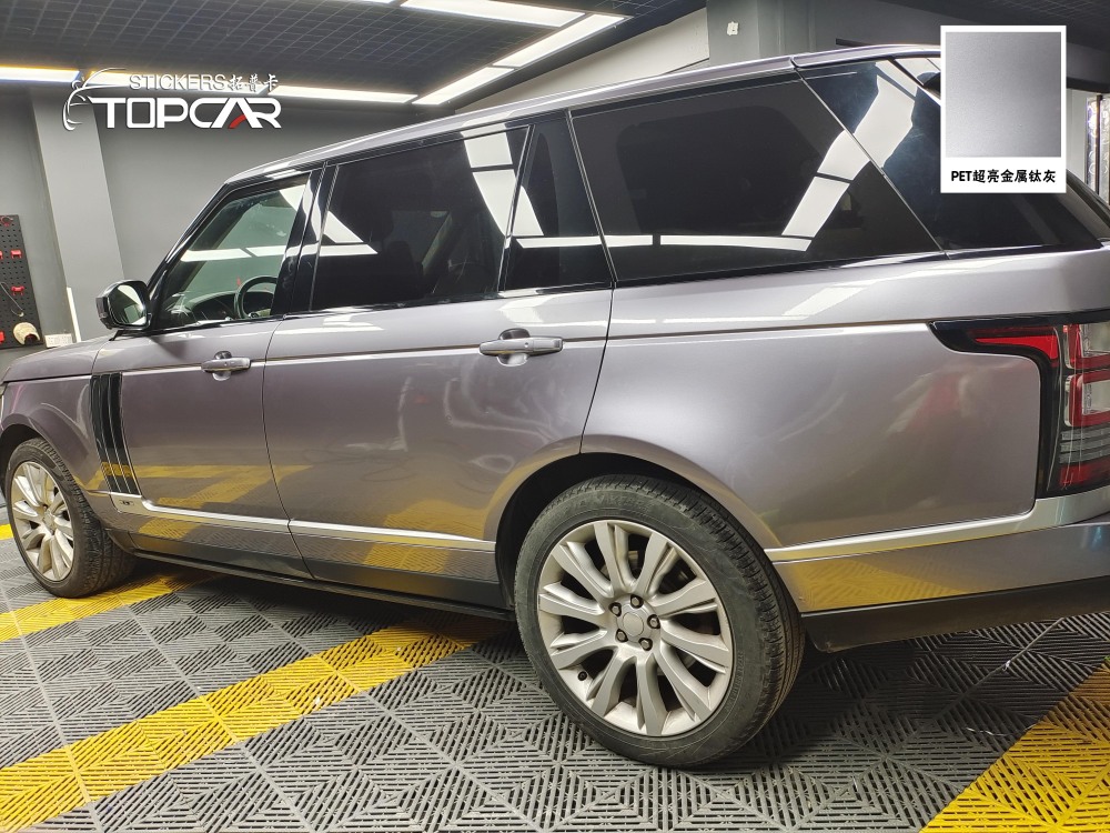 PET Satin Metallic Glossy Titanium Grey Car Vinyl Wrap Film: Sleek Shine for Your Ride