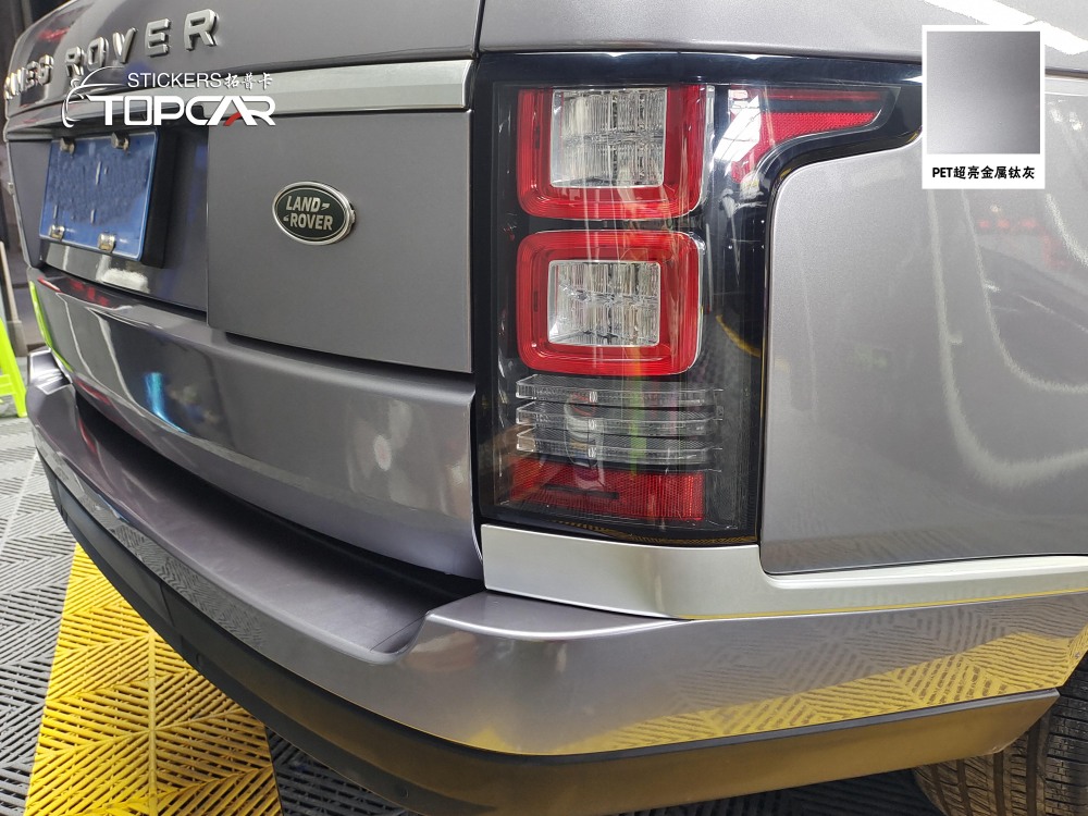 PET Satin Metallic Glossy Titanium Grey Car Vinyl Wrap Film: Sleek Shine for Your Ride