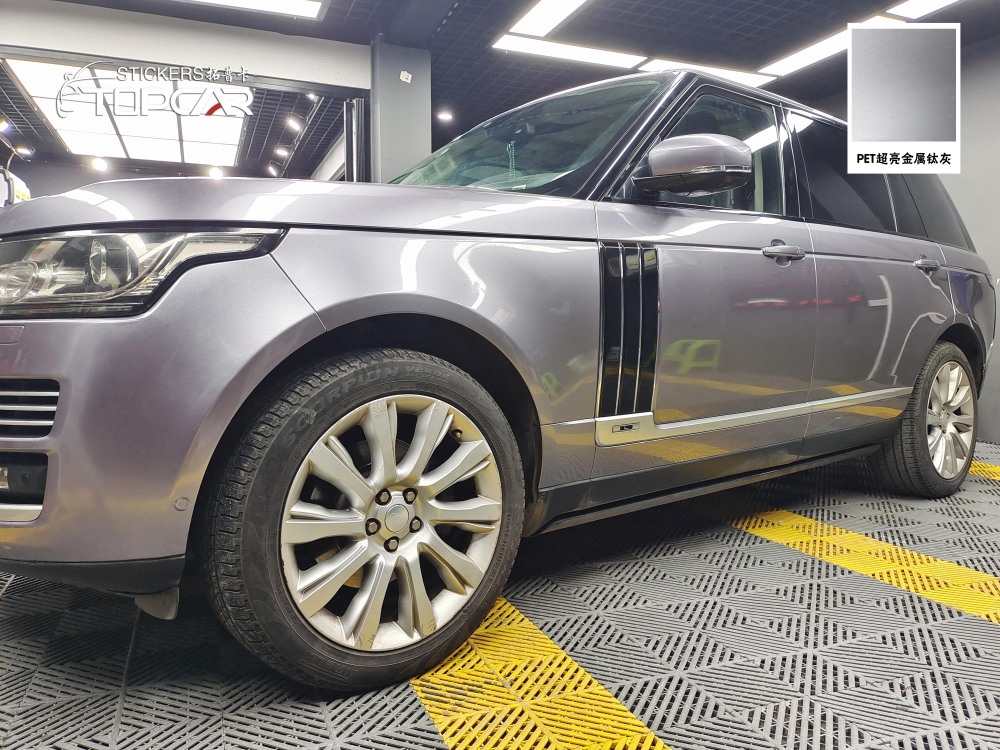 PET Satin Metallic Glossy Titanium Grey Car Vinyl Wrap Film: Sleek Shine for Your Ride