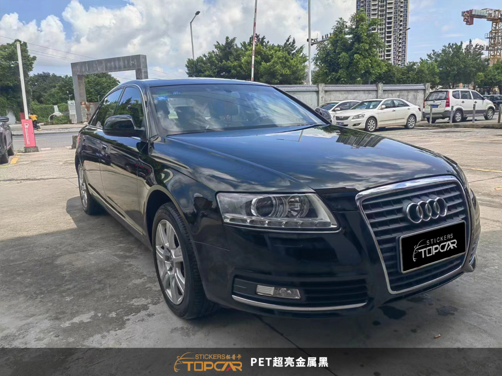 PET Satin Metallic Glossy Black Car Vinyl Wrap Film: Sleek Upgrade for Vinyl Wrap Gloss Car Auto Wrap Elevate your ride with