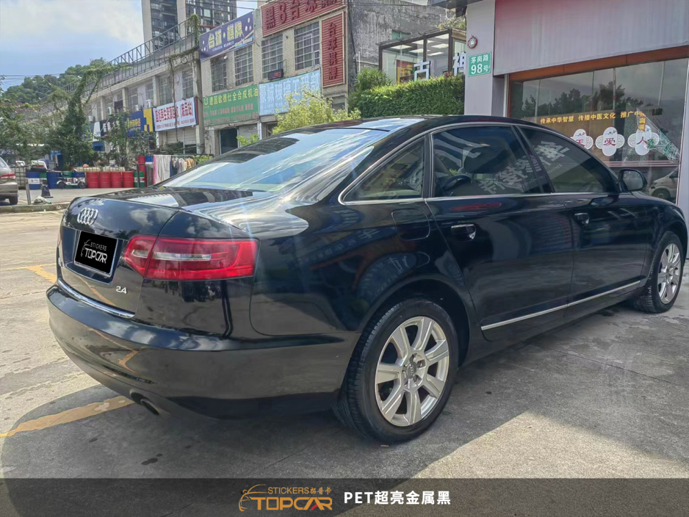 PET Satin Metallic Glossy Black Car Vinyl Wrap Film: Sleek Upgrade for Vinyl Wrap Gloss Car Auto Wrap Elevate your ride with