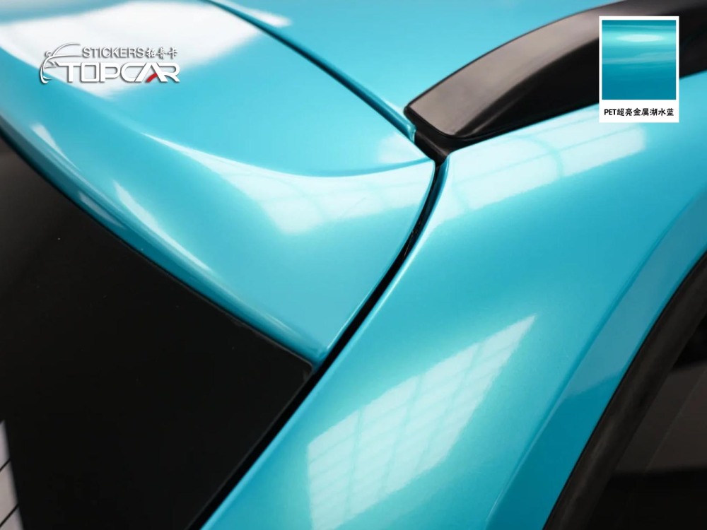 PET Satin Metallic Glossy Lake Blue Car Vinyl Wrap Film – Stand Out Among Vinyl Wrap Gloss Car Auto Wrap