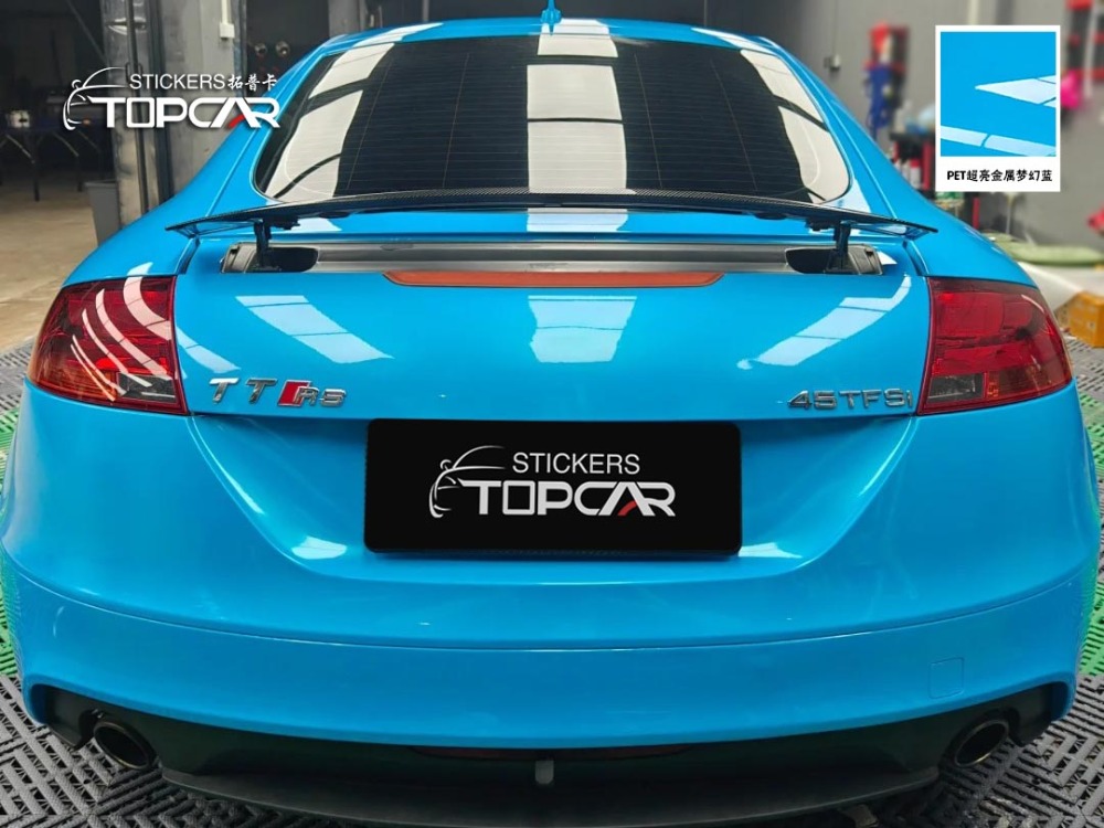 PET Satin Metallic Glossy Magic Blue Car Vinyl Wrap Film – Stand Out vs Vinyl Wrap Gloss Car Auto Wrap