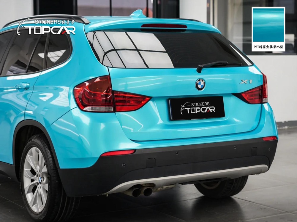 PET Satin Metallic Glossy Lake Blue Car Vinyl Wrap Film – Stand Out Among Vinyl Wrap Gloss Car Auto Wrap