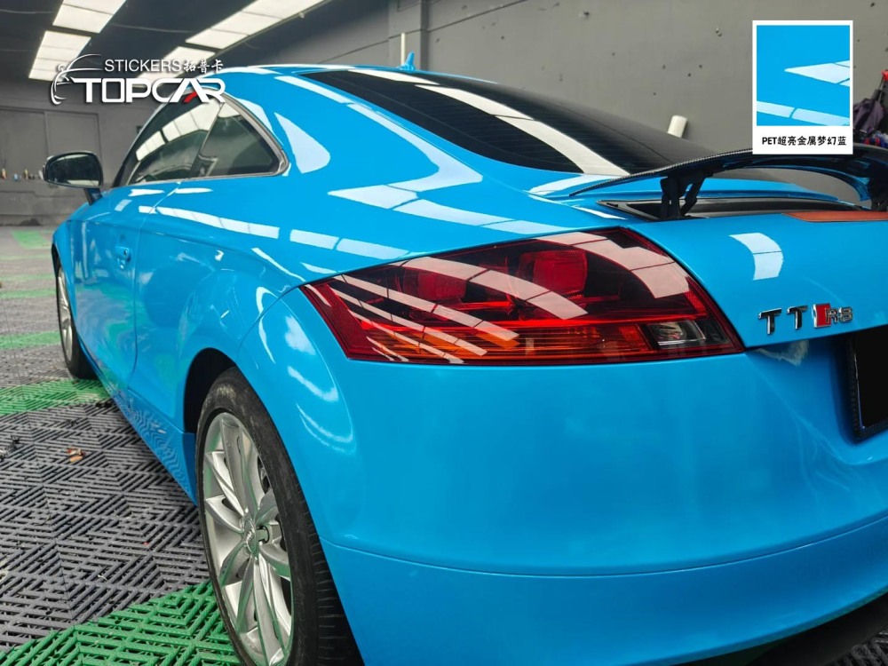 PET Satin Metallic Glossy Magic Blue Car Vinyl Wrap Film – Stand Out vs Vinyl Wrap Gloss Car Auto Wrap