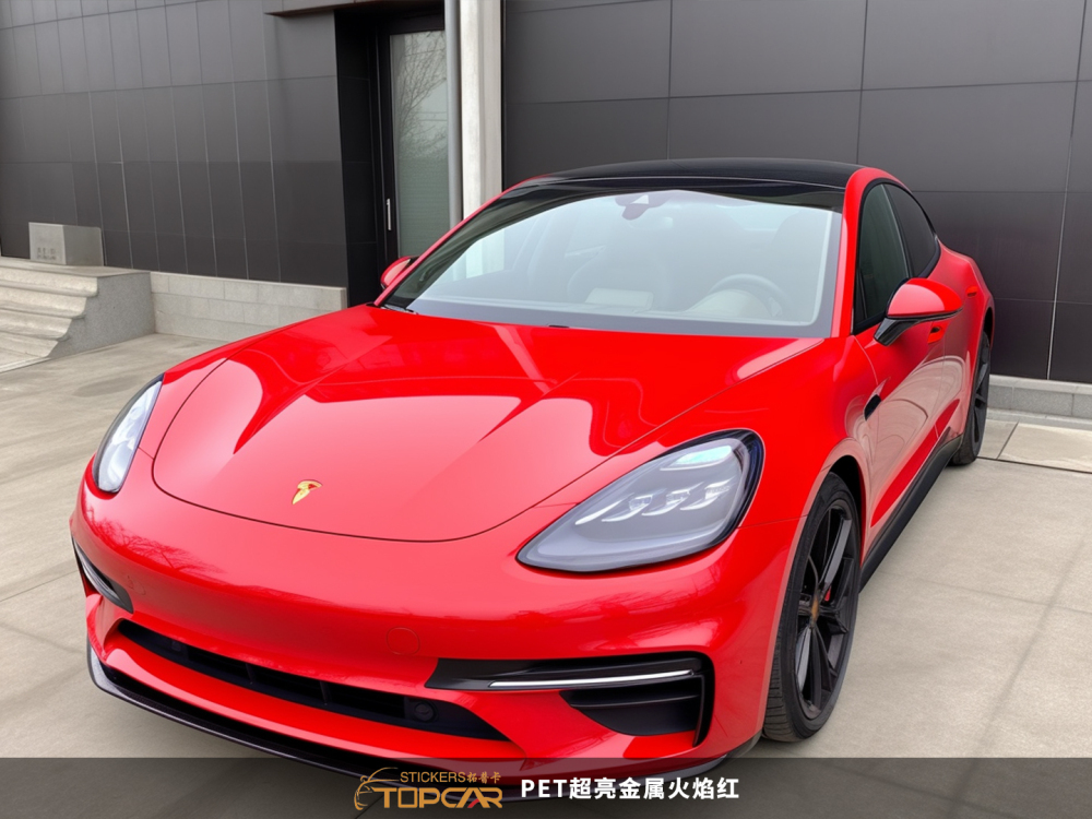 PET Satin Metallic Glossy Fire Red Car Vinyl Wrap Film: Standout Among Vinyl Wrap Gloss Car Auto Wrap