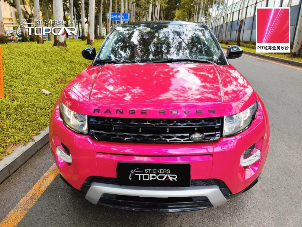 PET Satin Metallic Glossy Rose Pink Car Vinyl Wrap Film – Stand Out vs Vinyl Wrap Gloss Car Auto Wrap