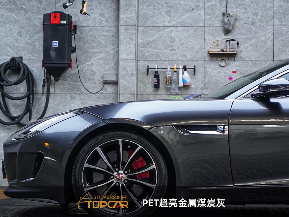 PET Satin Metallic Glossy Coal Grey Car Vinyl Wrap Film: Elevate with Vinyl Wrap Gloss
