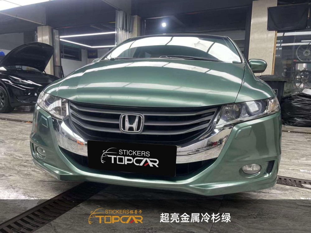 PET Satin Metallic Glossy Fir Green Car Vinyl Wrap Film: Elevate with Gloss & Durability