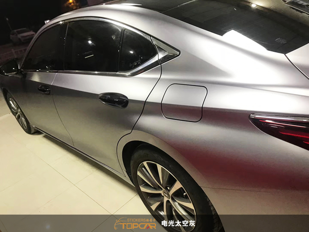 TOPCAR Satin Titanium Grey: Premium Vinyl Wrap Car Choice