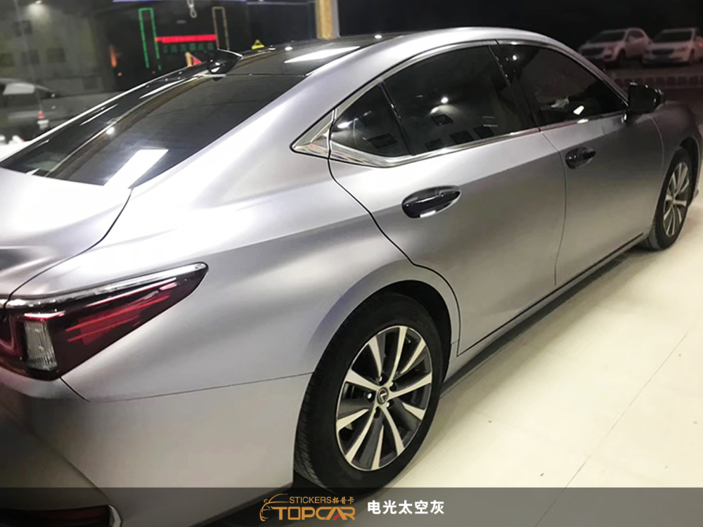 TOPCAR Satin Titanium Grey: Premium Vinyl Wrap Car Choice