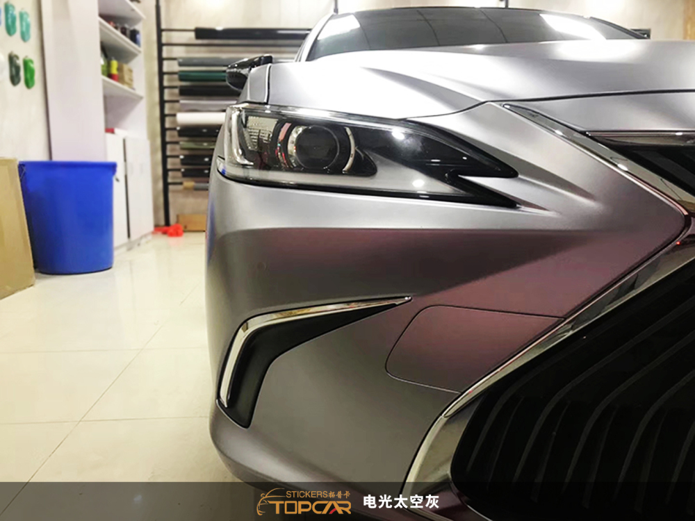 TOPCAR Satin Titanium Grey: Premium Vinyl Wrap Car Choice