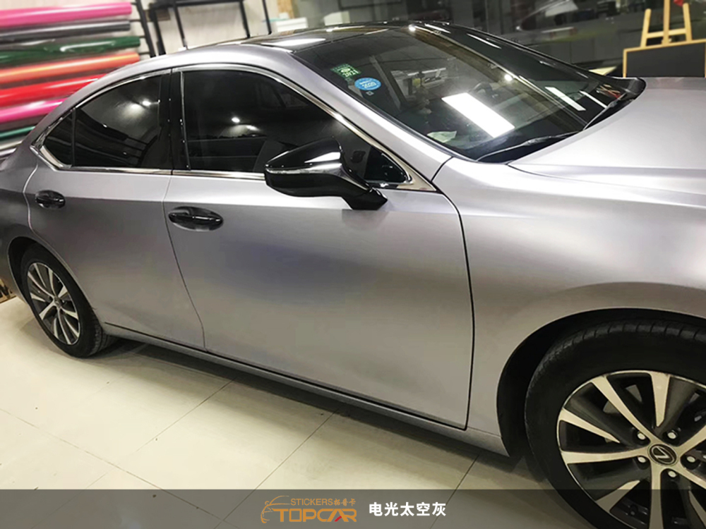 TOPCAR Satin Titanium Grey: Premium Vinyl Wrap Car Choice