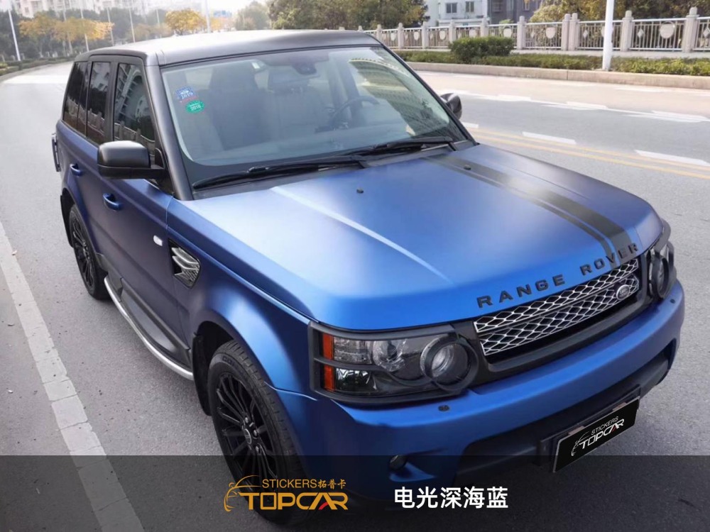 Expert Car Wrappers Reveal Car Wraps Prices for TOPCAR Satin Metallic Deep Blue