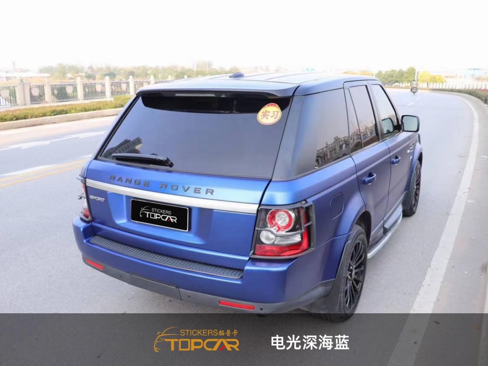 Expert Car Wrappers Reveal Car Wraps Prices for TOPCAR Satin Metallic Deep Blue