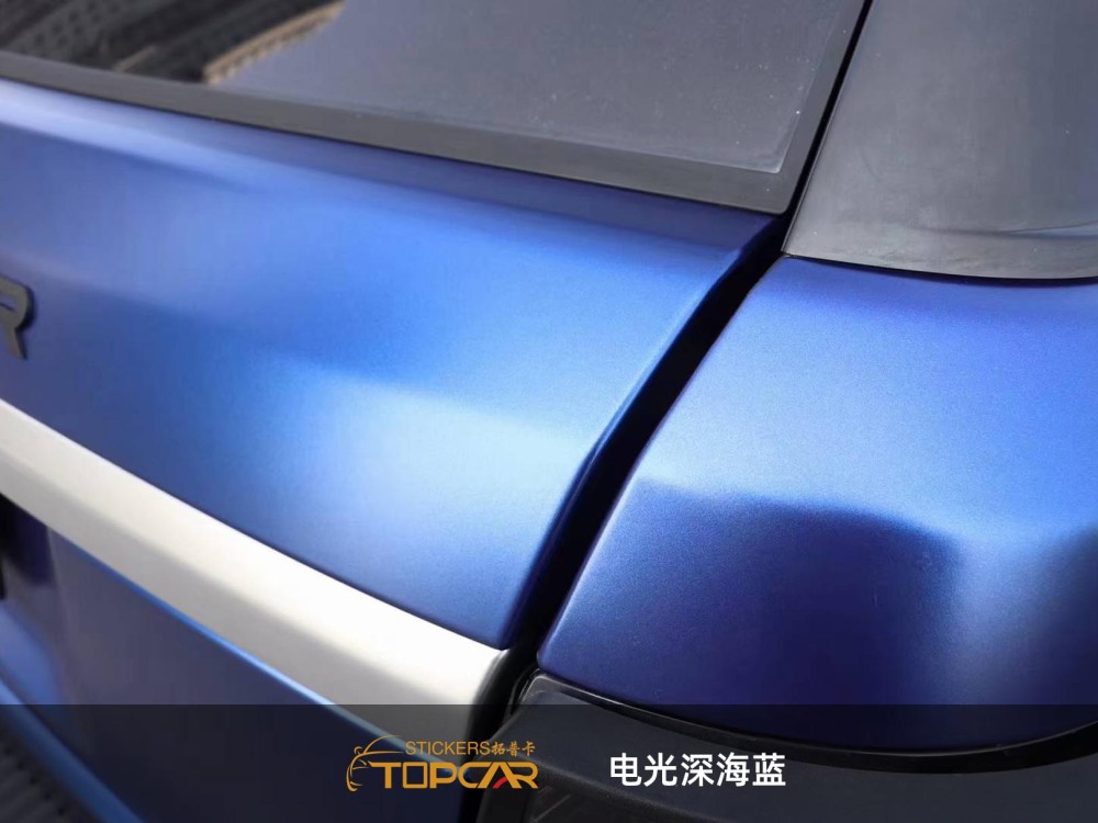 Expert Car Wrappers Reveal Car Wraps Prices for TOPCAR Satin Metallic Deep Blue