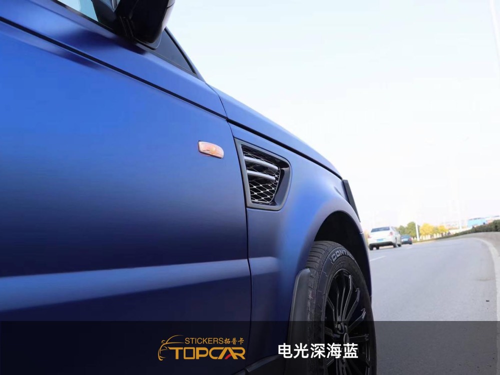 Expert Car Wrappers Reveal Car Wraps Prices for TOPCAR Satin Metallic Deep Blue