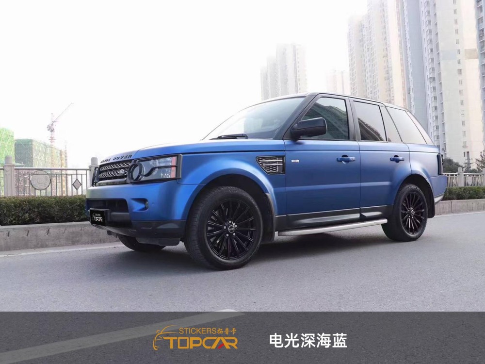 Expert Car Wrappers Reveal Car Wraps Prices for TOPCAR Satin Metallic Deep Blue