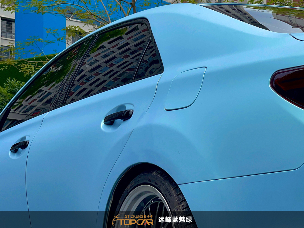 Premium Car Wrap Supplies | TOPCAR Color Shift Metallic Blue White Green from Car Color Change Wrap Vinyl Factory