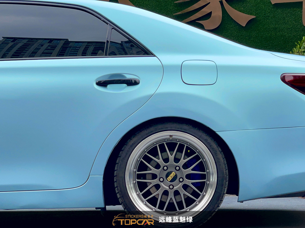 Premium Car Wrap Supplies | TOPCAR Color Shift Metallic Blue White Green from Car Color Change Wrap Vinyl Factory