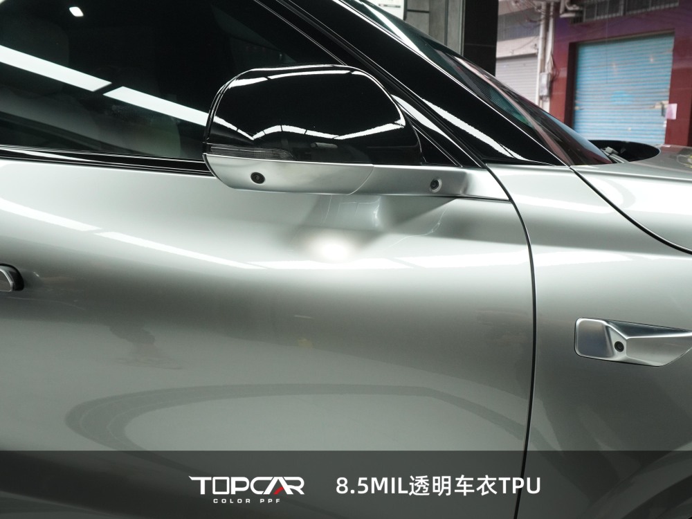 Advanced Vinyl Protect | TOPCAR Liquid Metal Space Silver Car Vinyl Sticker Roll