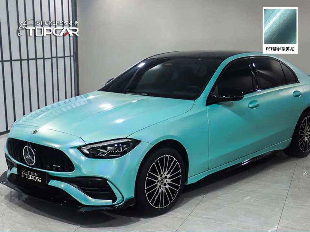 Premium Vinyl Car Wrap Wholesale | TOPCAR Diamond Laser Powder Tiffany for Vinyl Wrapping Vehicles