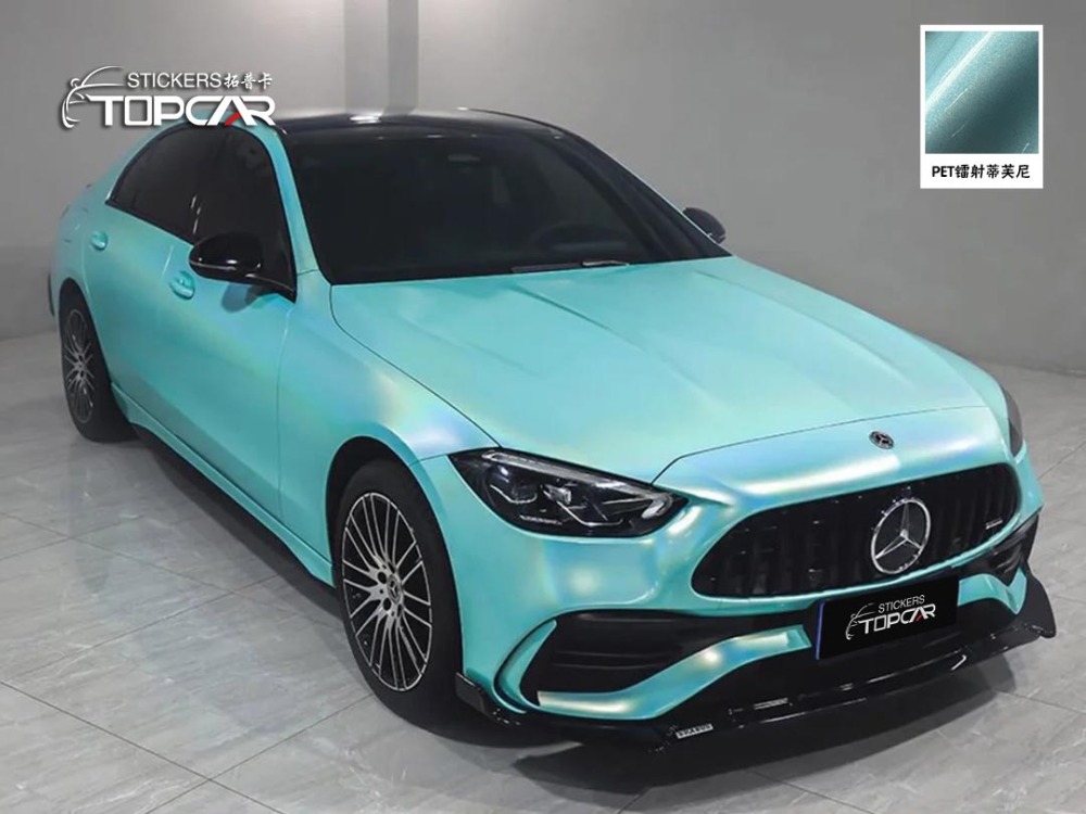 Premium Vinyl Car Wrap Wholesale | TOPCAR Diamond Laser Powder Tiffany for Vinyl Wrapping Vehicles