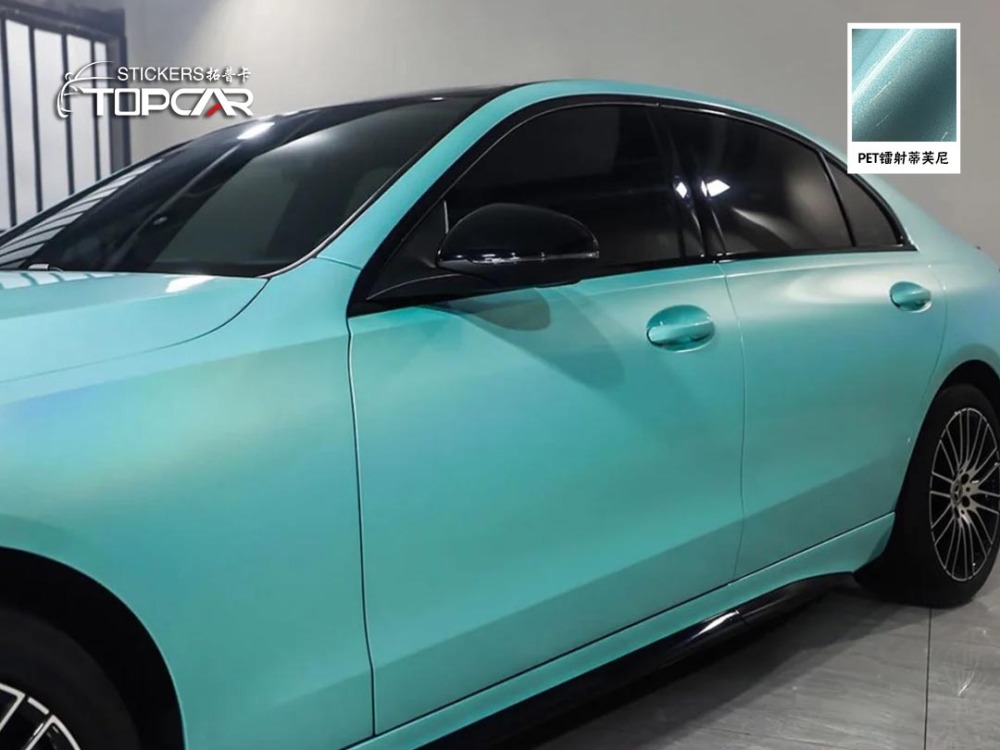 Premium Vinyl Car Wrap Wholesale | TOPCAR Diamond Laser Powder Tiffany for Vinyl Wrapping Vehicles
