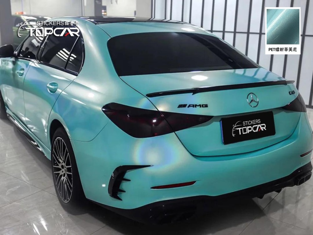 Premium Vinyl Car Wrap Wholesale | TOPCAR Diamond Laser Powder Tiffany for Vinyl Wrapping Vehicles