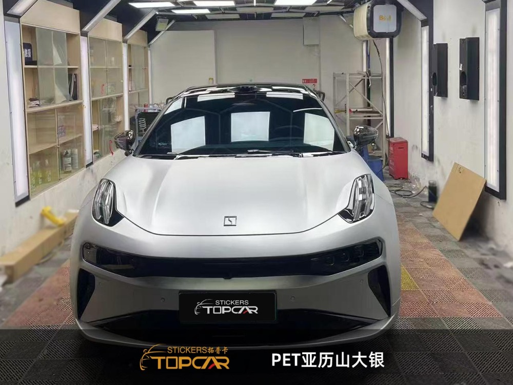 Advanced Car Chrome Foil Technology from TOPCAR Oxide Chrome Silver PET through Professional Car Wrap Vinyl Supplier