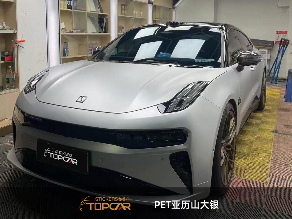 Advanced Car Chrome Foil Technology from TOPCAR Oxide Chrome Silver PET through Professional Car Wrap Vinyl Supplier