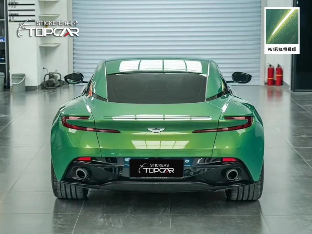 Premium Car Body Wrap Sticker Solutions with TOPCAR Rainbow Emerald in Exclusive Car Wrap Paper for Sale