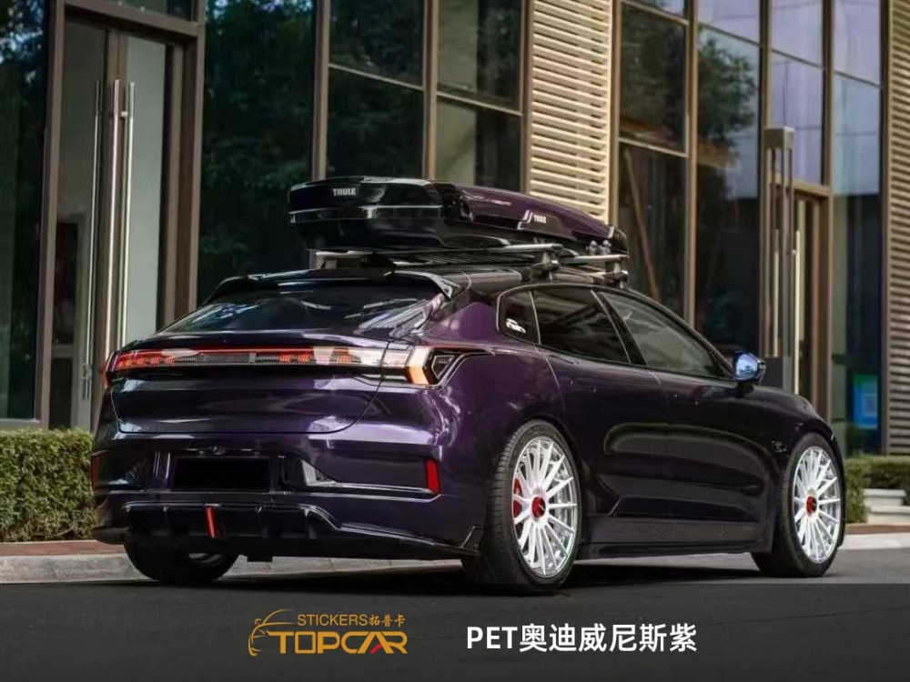 Technical Color Car Wraps Solutions Featuring TOPCAR Venice Purple in Professional Car Cover Wrap Film Systems
