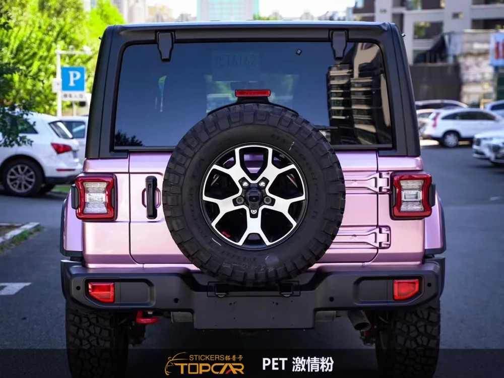 Specialized Car Wrap Vinyl Bubble Free Systems Featuring TOPCAR Passion Pink through Certified Car Wrap Vinyl Supplier Networks