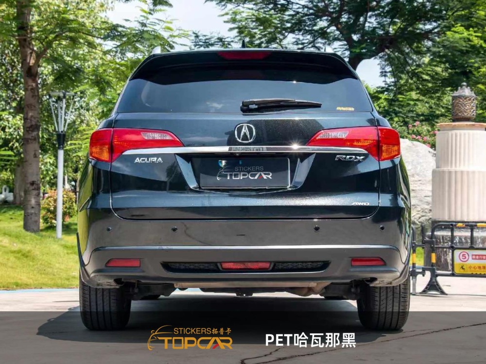 Technical Car Wrapping Foil Black Solutions Featuring TOPCAR Havana Black in Advanced Wrap Stretch Film Systems