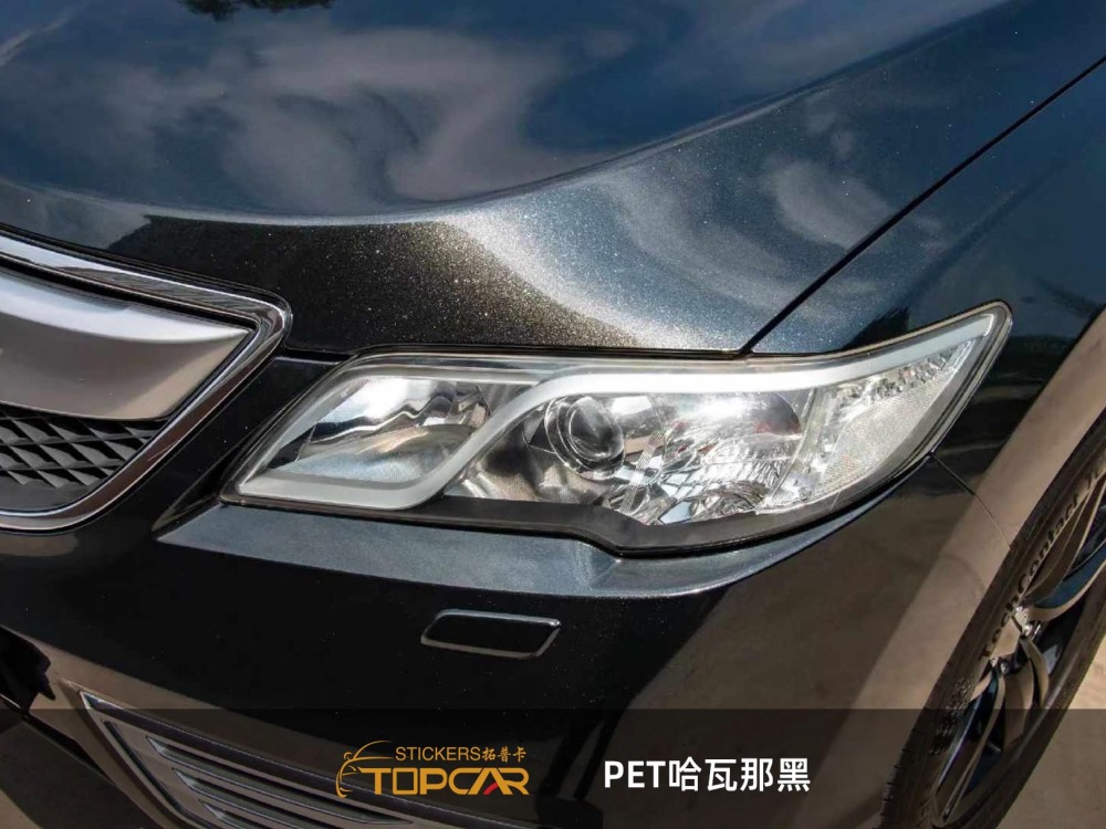 Technical Car Wrapping Foil Black Solutions Featuring TOPCAR Havana Black in Advanced Wrap Stretch Film Systems