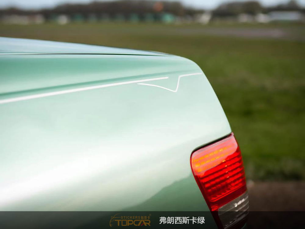 Technical Wrap Stretch Film Systems Featuring TOPCAR Francesca Green in Professional Vinyl Wrapping Vehicles Applications