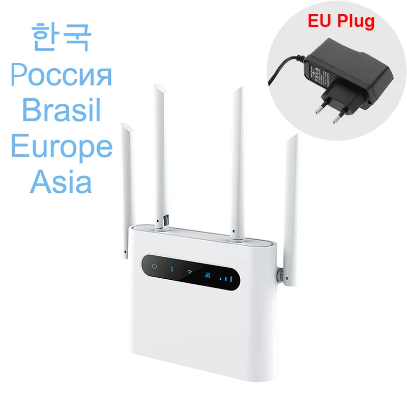 Draagbare WiFi 4G sim Card Modem 10 WiFi Gebruikers 4G LTE Router met Draagbare WiFi 4G sim Card Modem 10 WiFi Gebruikers 4G LTE Router met