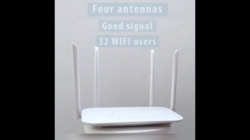 HOSAYA LC117 | 4G LTE Router | Micro-SIM | 32 WIFI Users | 4 Antennas | 4 RJ45 Ports | Double Power Inputs